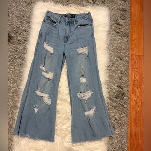Light Wash Wide Leg Jeans